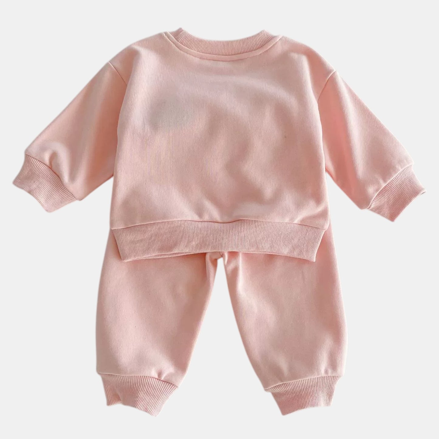 Little Goldfish Cotton Lounge Set, Pink (6m-4yrs)