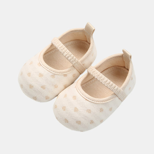 Little Hearts Cotton Baby Shoes