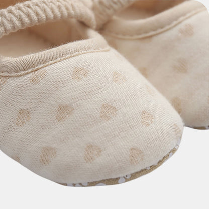 Little Hearts Cotton Baby Shoes