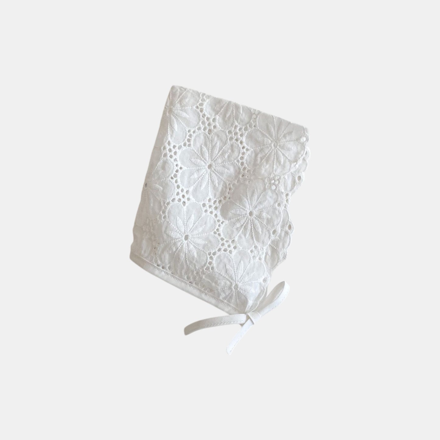 Lotus Floral Lace Baby Bonnet (0m-3yrs)