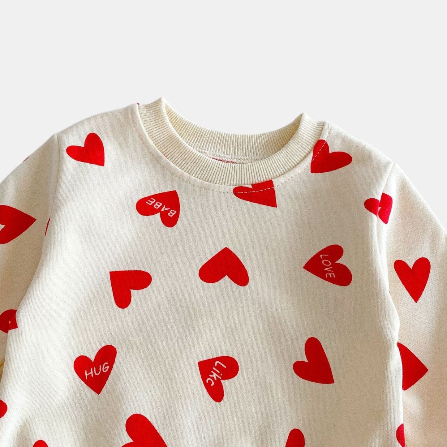 Loving Hearts Cotton Lounge Set (6m-4yrs)