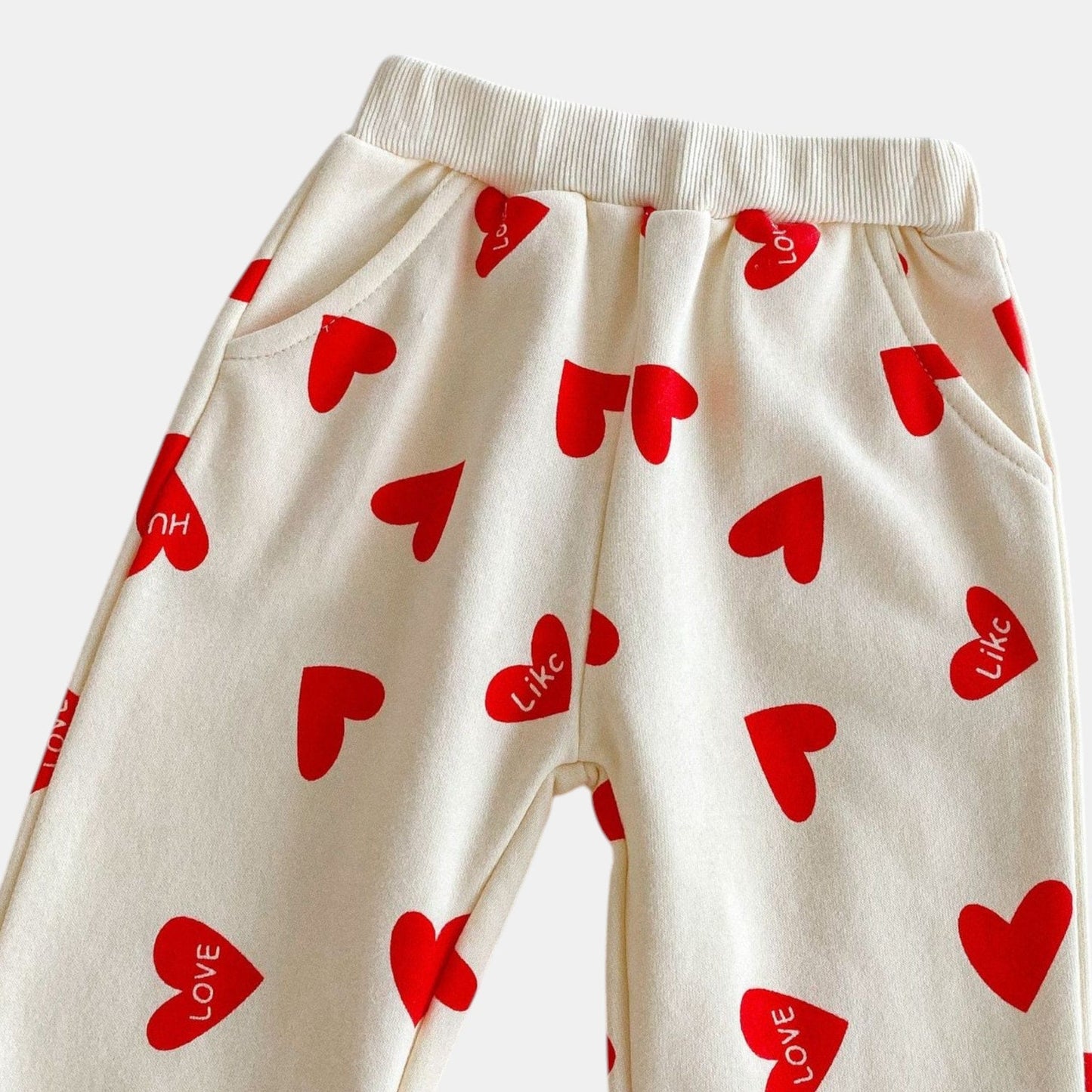Loving Hearts Cotton Lounge Set (6m-4yrs)