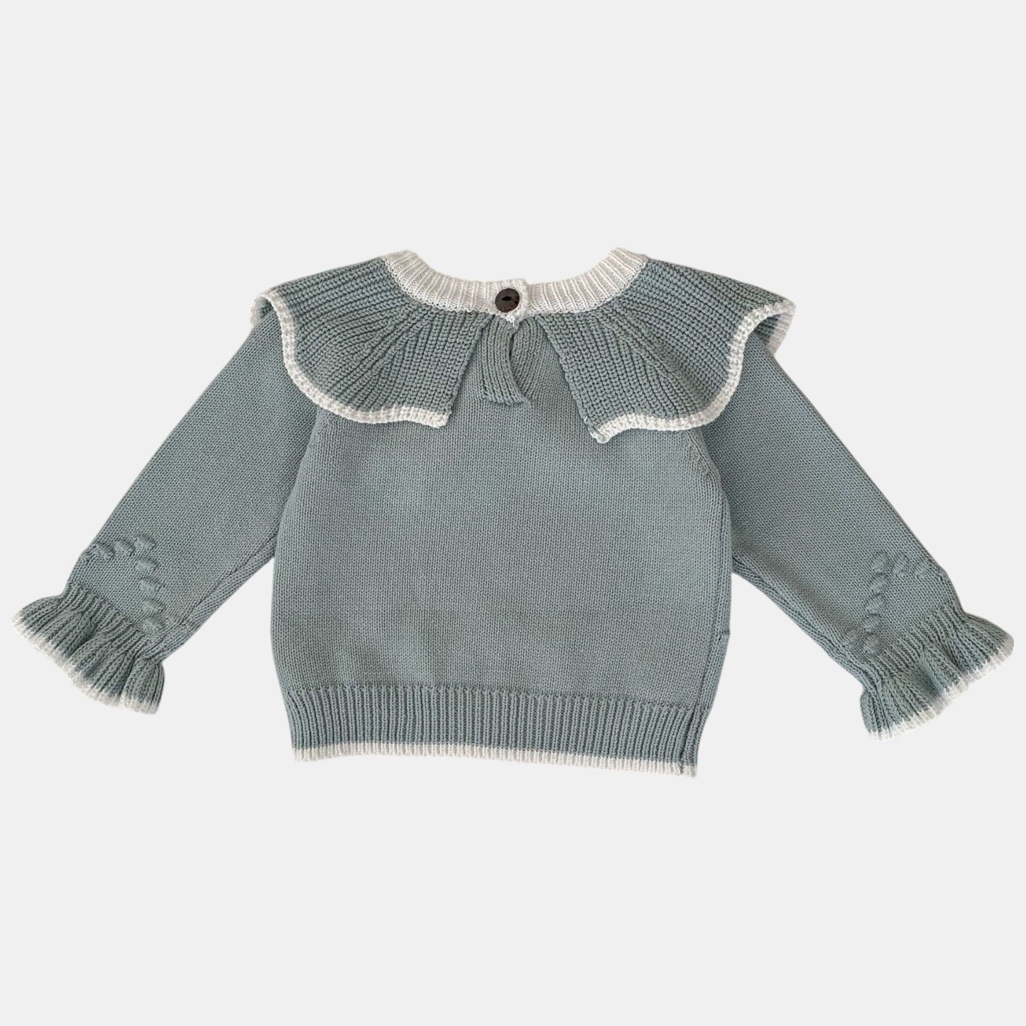 Lulu Petal Cotton Knit Sweater (3m-3yrs)