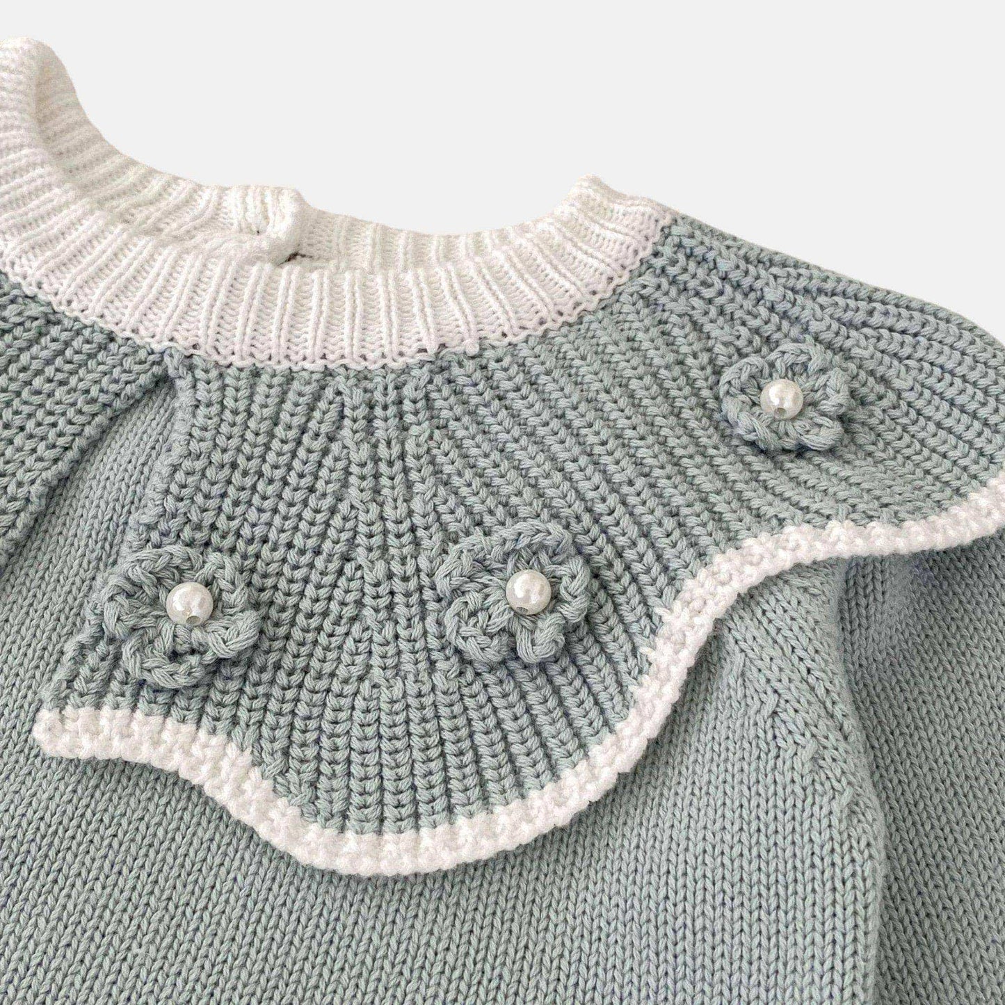 Lulu Petal Cotton Knit Sweater (3m-3yrs)
