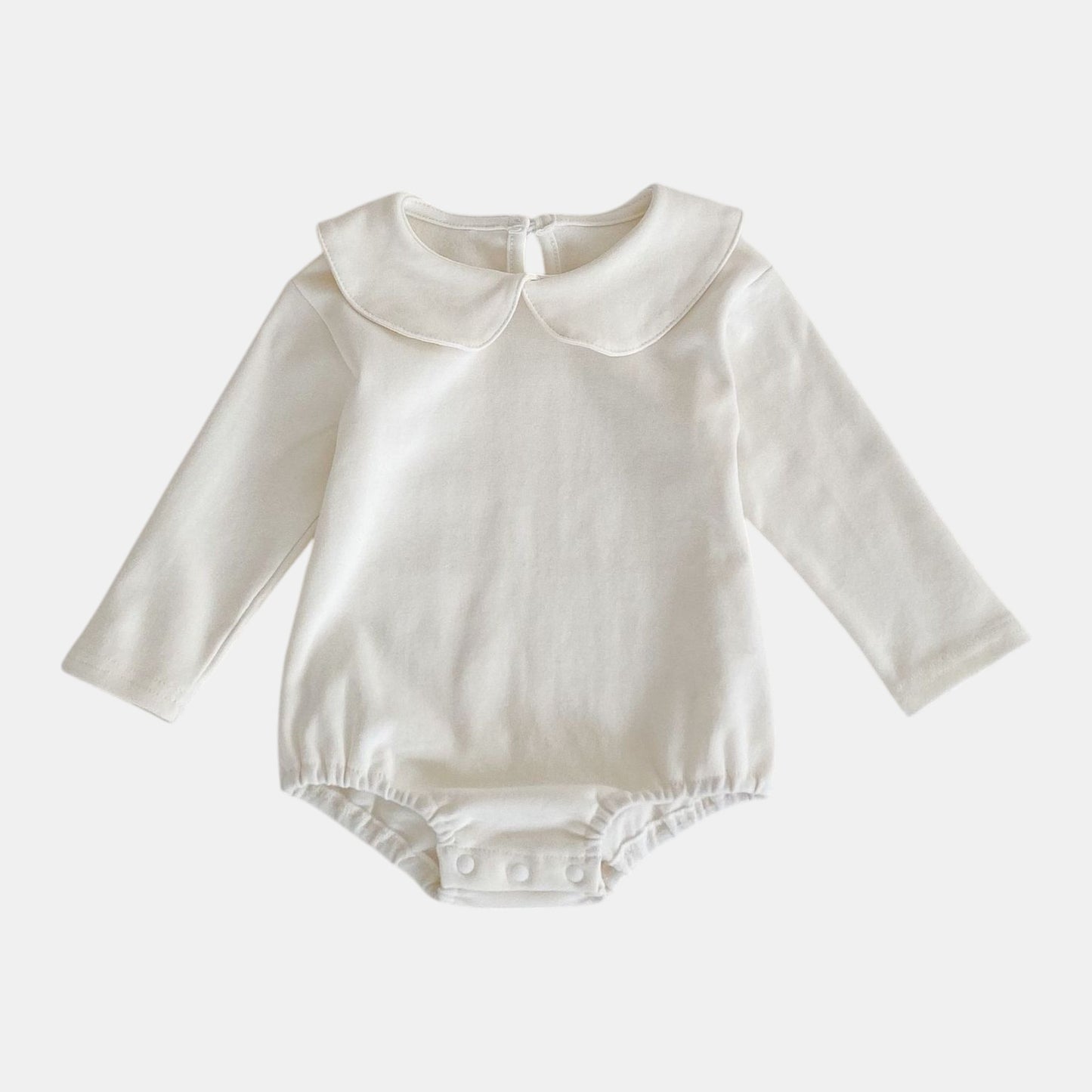 Lume Ivory Essential Cotton Bodysuit (3m-24m)