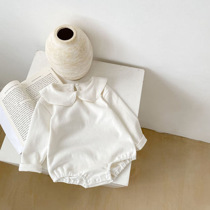 Lume Ivory Essential Cotton Bodysuit (3m-24m)