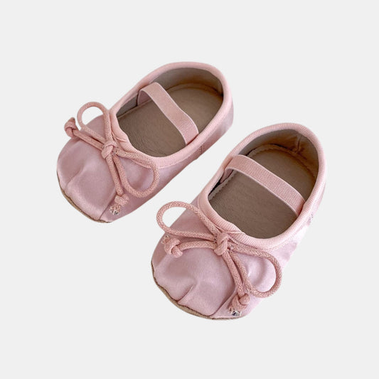 Luxe Bow Baby Shoes, Pink (11-13cm)