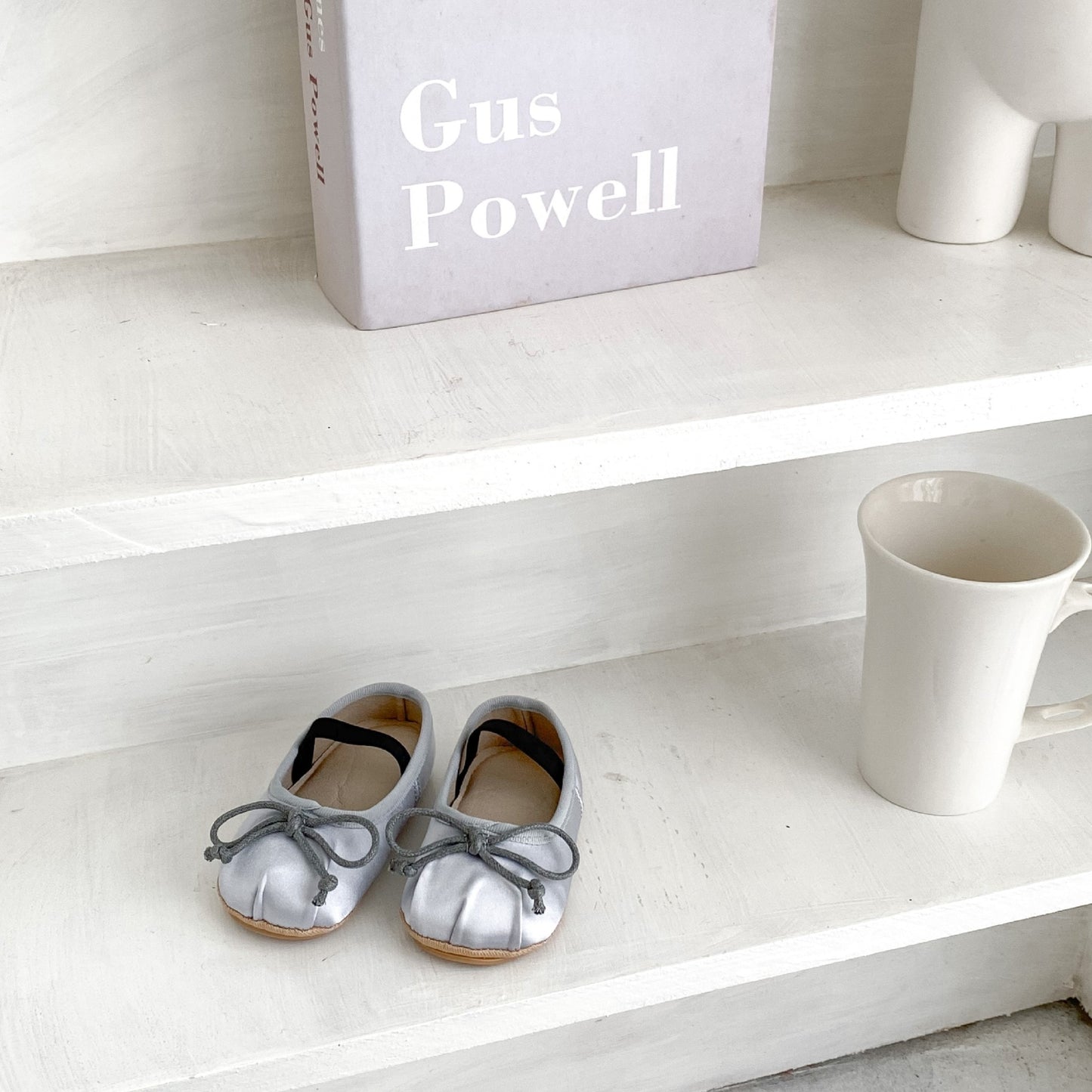 Luxe Bow Baby Shoes, Silver (11-13cm)