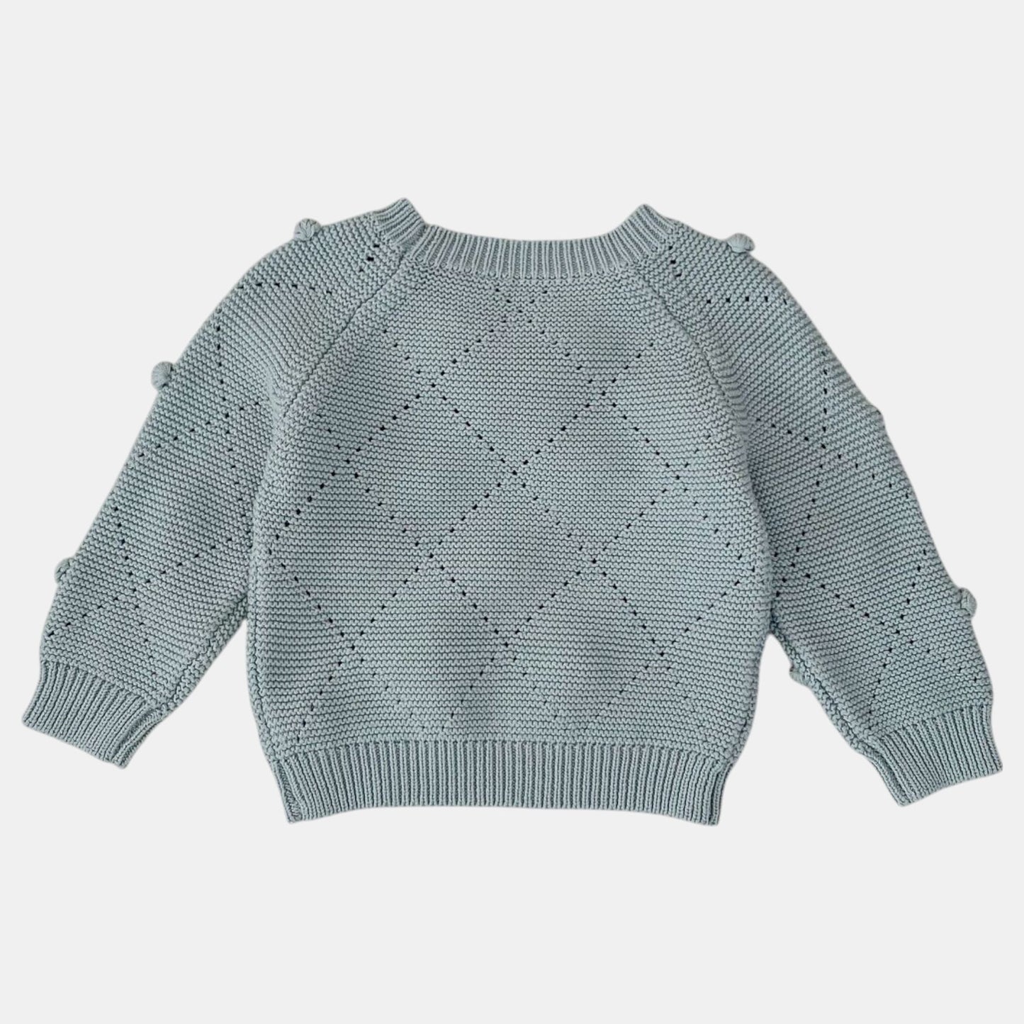 Marina Bow Cotton Knit Sweater (3m-3yrs)