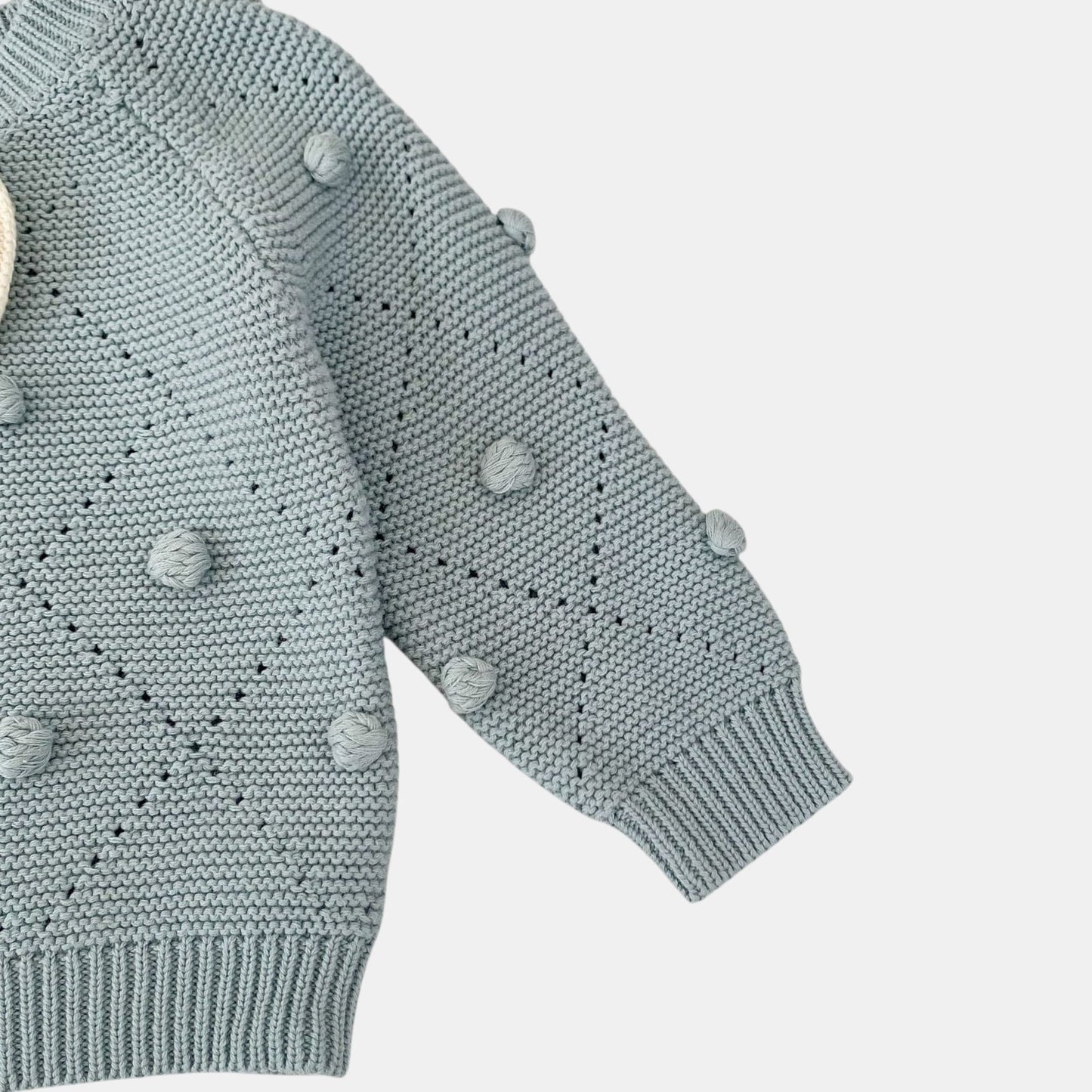 Marina Bow Cotton Knit Sweater (3m-3yrs)