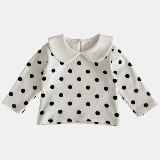 Milly Dot Cotton Top (3m-3yrs)