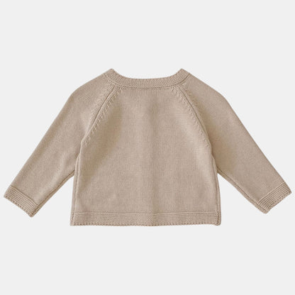 Mini Mushroom Cotton Knit Cardigan (3m-3yrs)