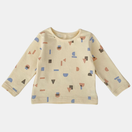 Modern Geo Print Cotton Top (3m-3yrs)
