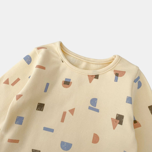 Modern Geo Print Cotton Top (3m-3yrs)