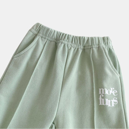 More Funs Cotton Lounge Set, Green (6m-4yrs)