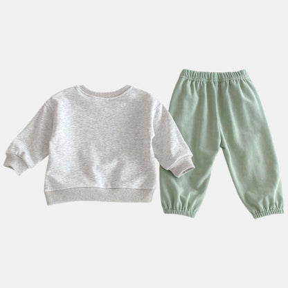 More Funs Cotton Lounge Set, Green (6m-4yrs)