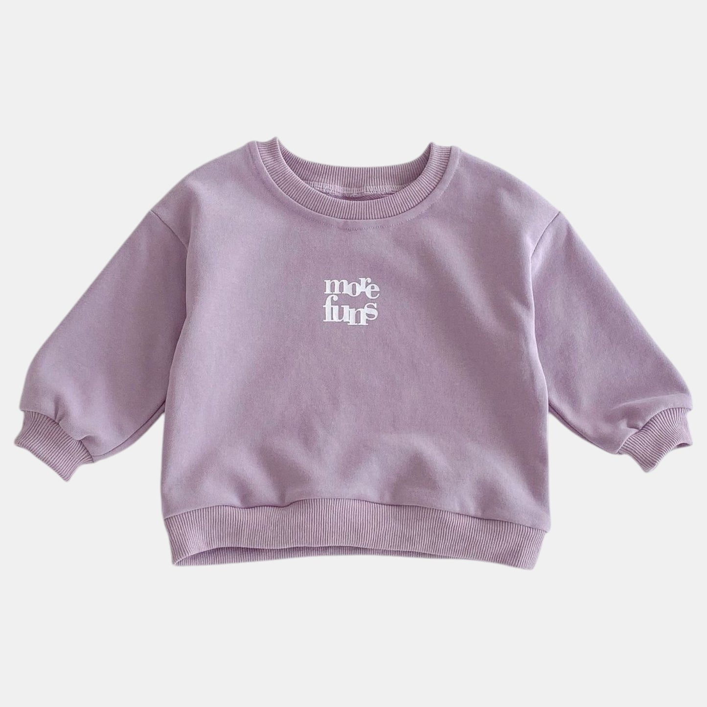 More Funs Cotton Lounge Set, Purple (6m-4yrs)