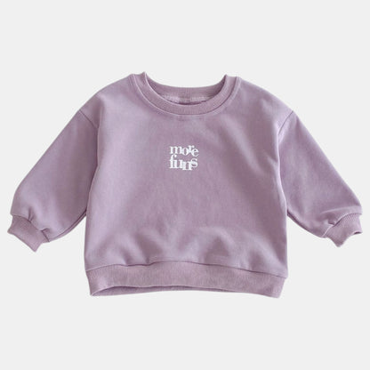 More Funs Cotton Lounge Set, Purple (6m-4yrs)