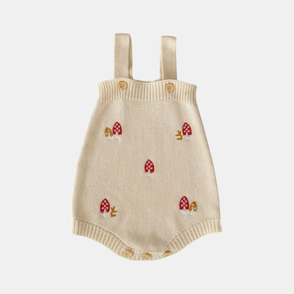 Mushroom Fable Cotton Knit Romper (3m-3yrs)