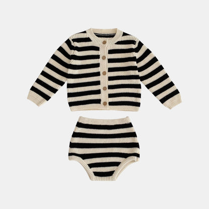 Paris Stripe Cotton Knit Set (3m-3yrs)