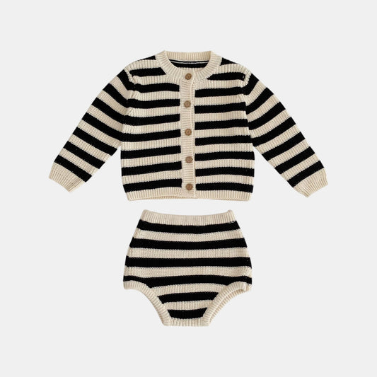 Paris Stripe Cotton Knit Set (3m-3yrs)