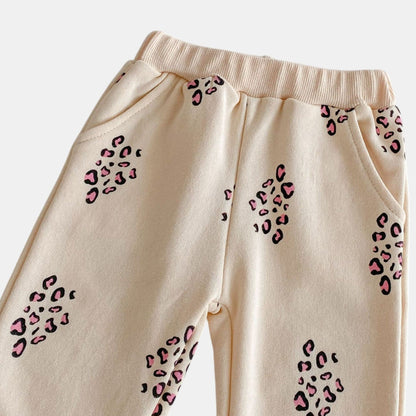 Pink Leopard Cotton Lounge Set (6m-4yrs)