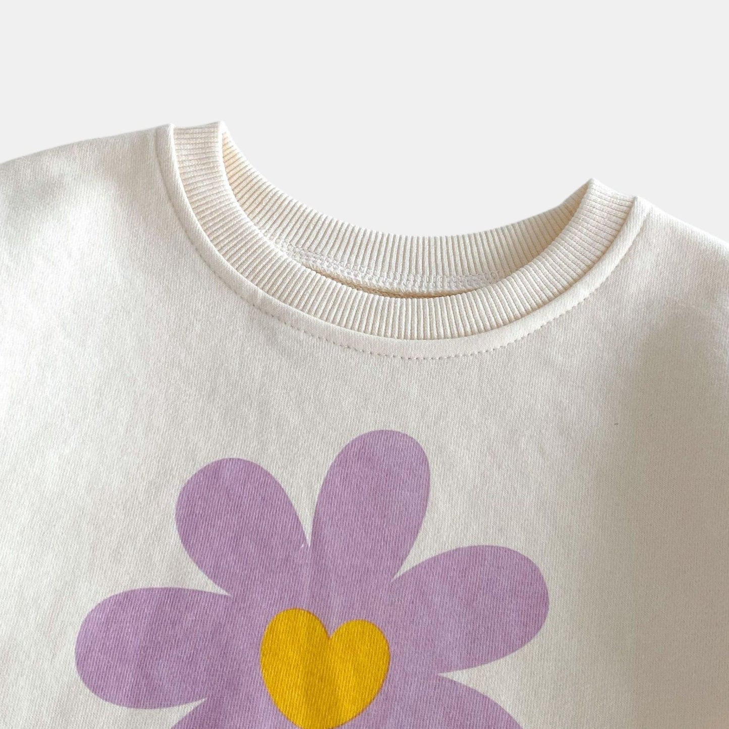 Purple Bloom Cotton Lounge Set (6m-4yrs)