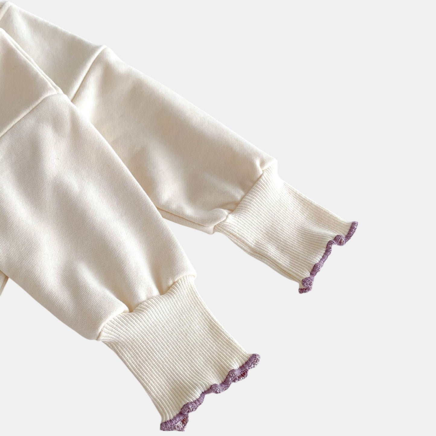 Purple Bloom Cotton Lounge Set (6m-4yrs)