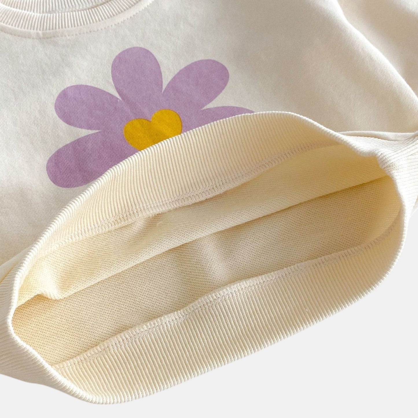 Purple Bloom Cotton Lounge Set (6m-4yrs)