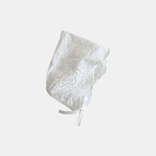 Rapeseed Floral Lace Baby Bonnet (0m-3yrs)
