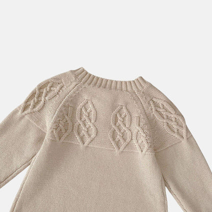Rowan Jacquard Cotton Knit Romper (3m-24m)