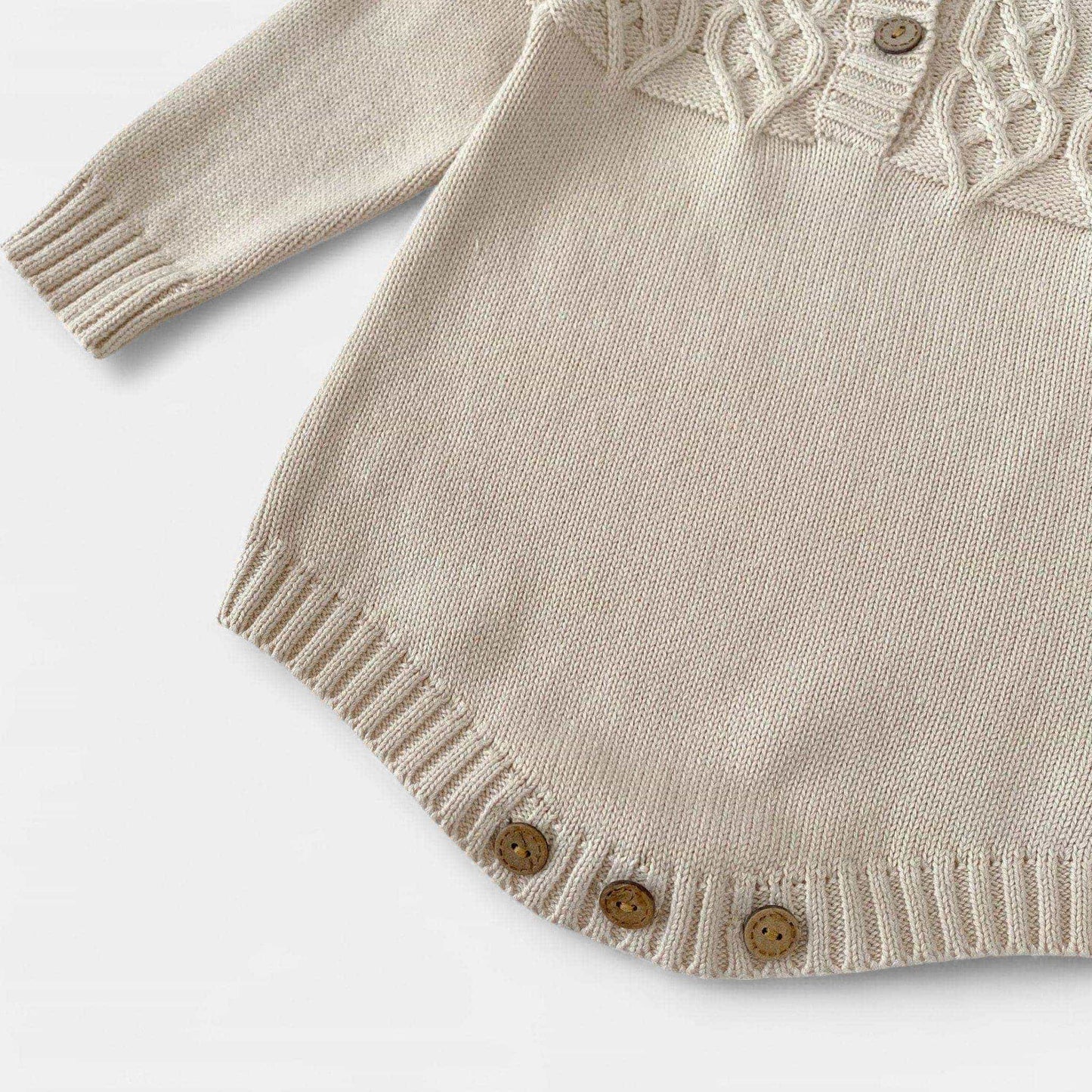 Rowan Jacquard Cotton Knit Romper (3m-24m)