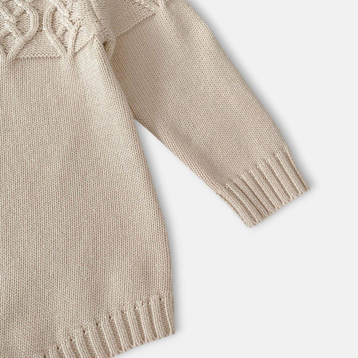 Rowan Jacquard Cotton Knit Romper (3m-24m)
