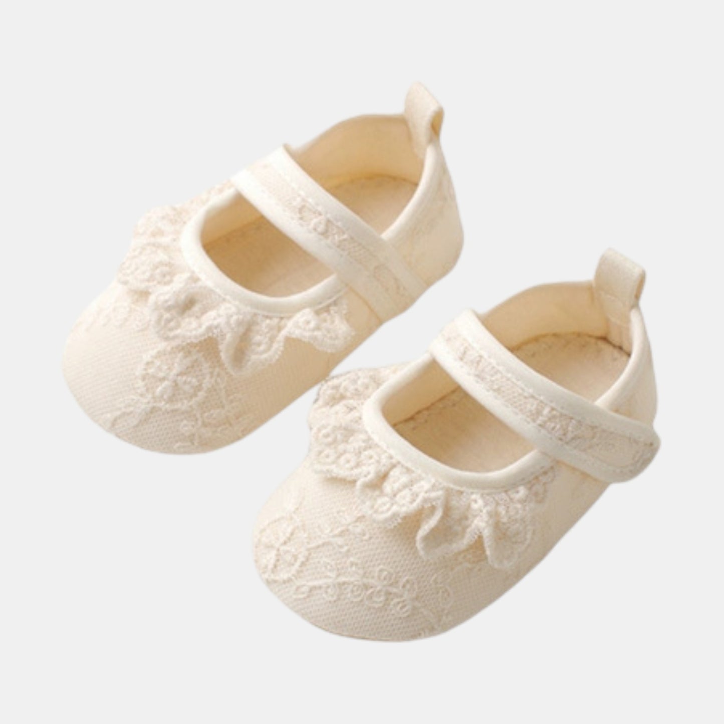 Ruffle Lace Cotton Baby Shoes