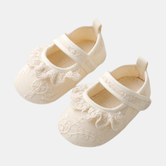 Ruffle Lace Cotton Baby Shoes
