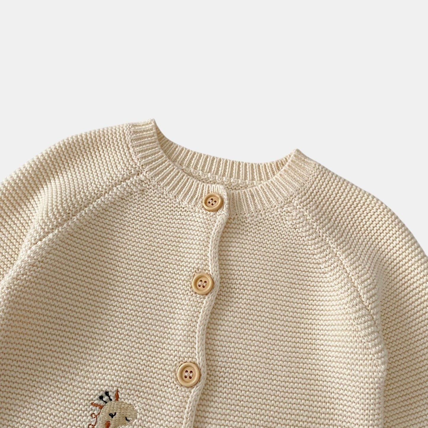 Safari Friends Cotton Knit Cardigan (3m-3yrs)