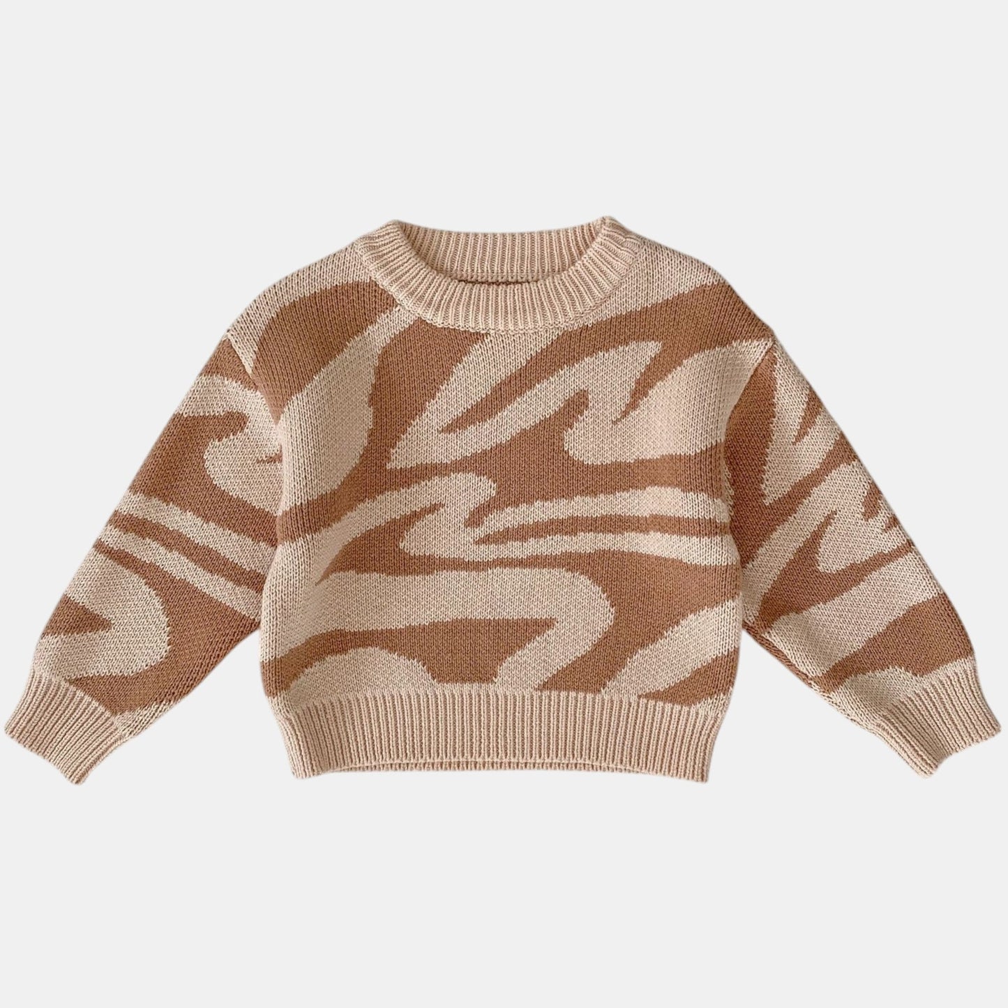 Savanna Wild Cotton Knit Sweater (3m-3yrs)