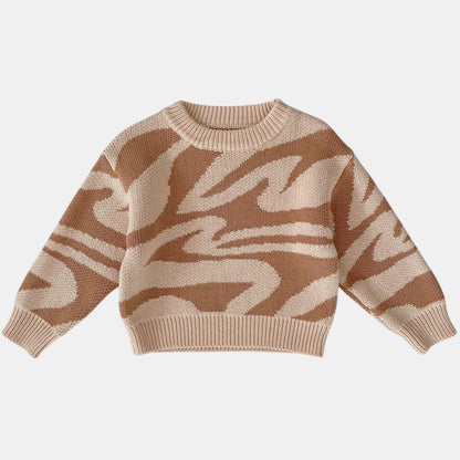 Savanna Wild Cotton Knit Sweater (3m-3yrs)