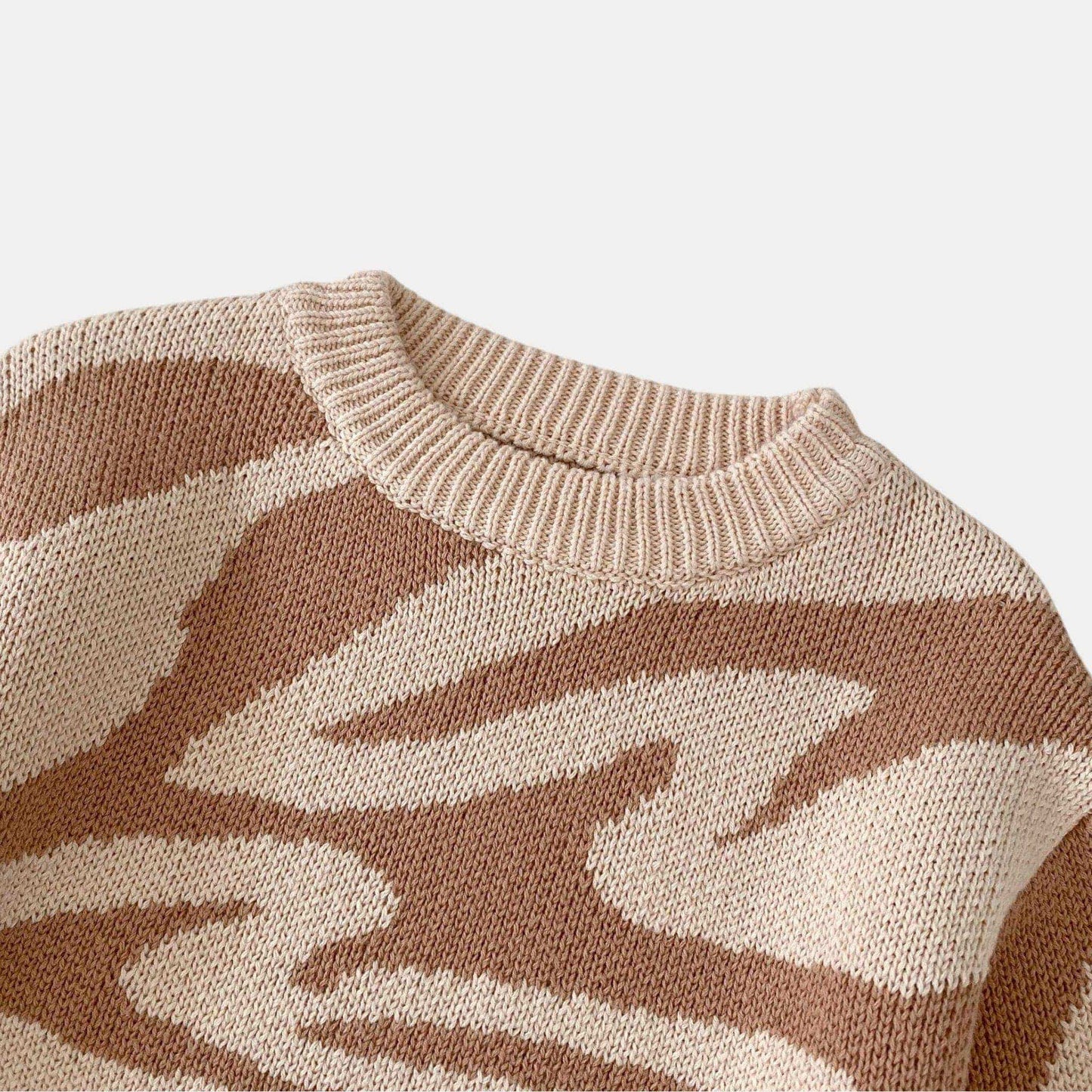 Savanna Wild Cotton Knit Sweater (3m-3yrs)