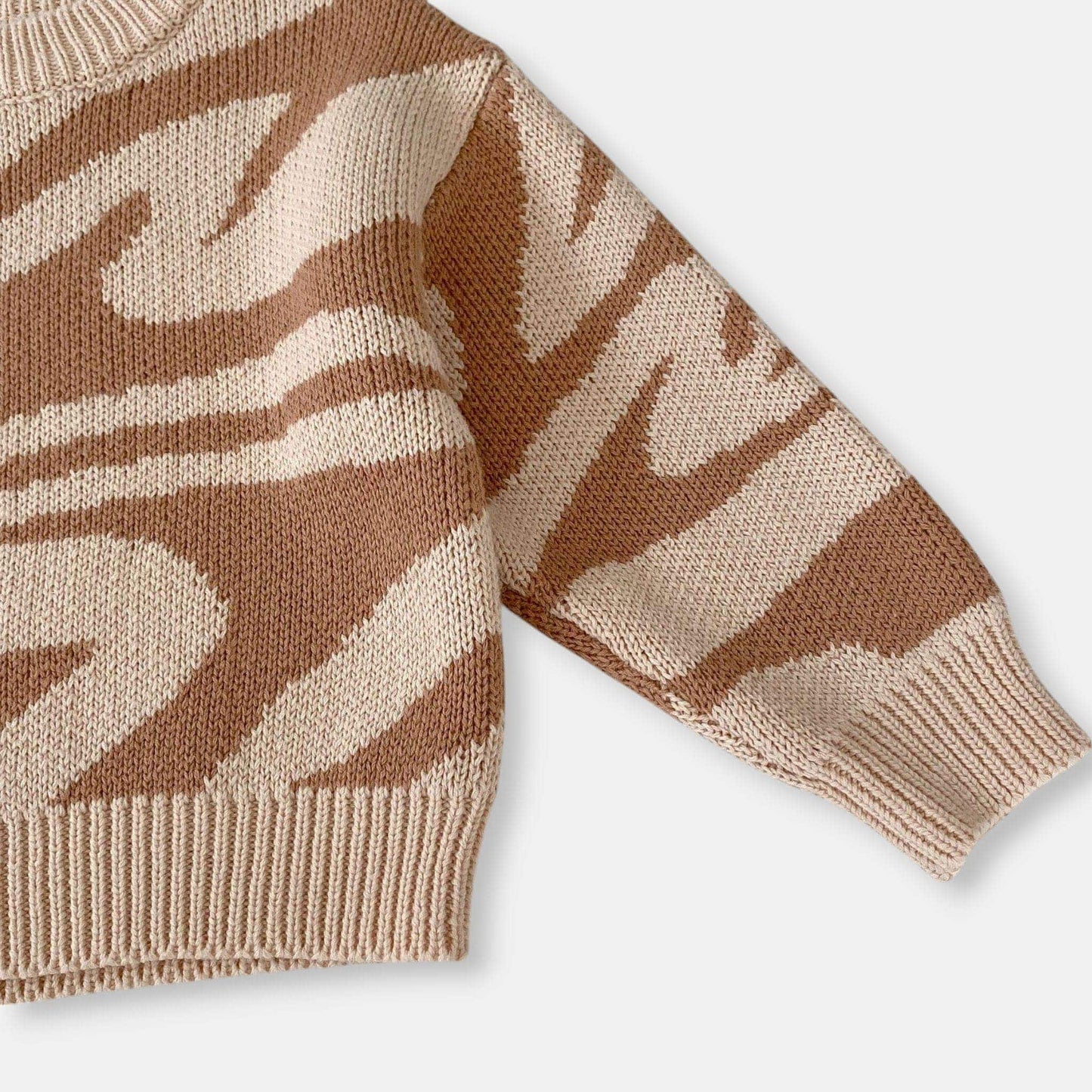 Savanna Wild Cotton Knit Sweater (3m-3yrs)