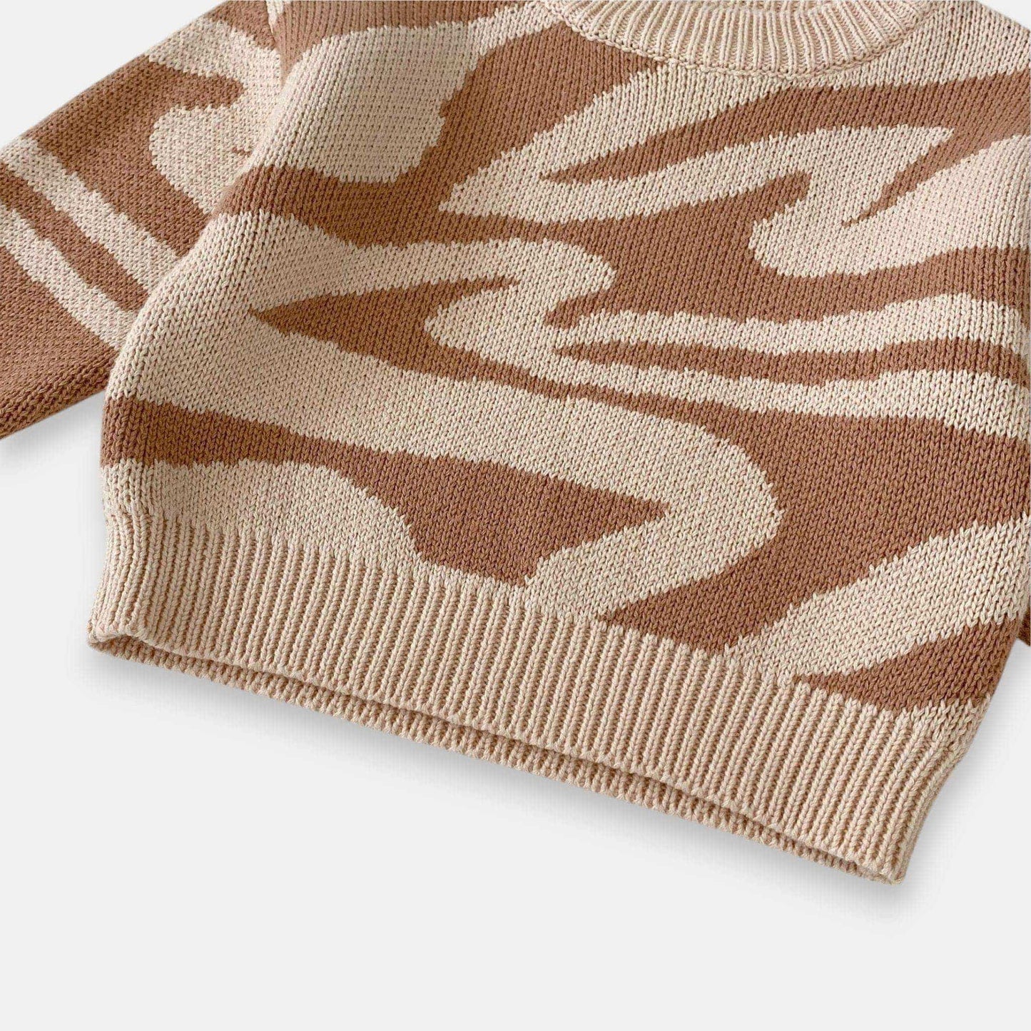 Savanna Wild Cotton Knit Sweater (3m-3yrs)