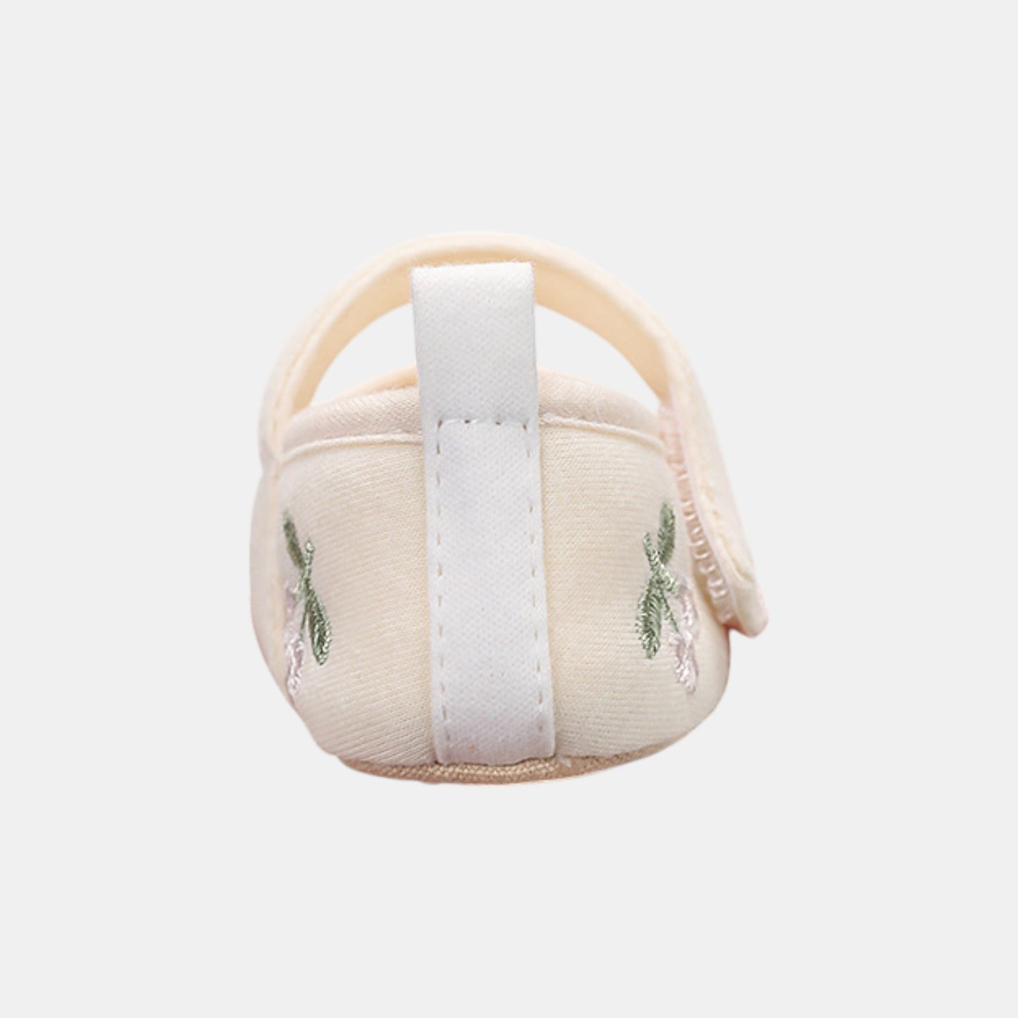 Secret Garden Embroidered Baby Shoes, Cream (11-13cm)