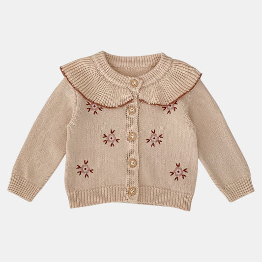 Sienna Floral Cotton Knit Cardigan (3m-3yrs)
