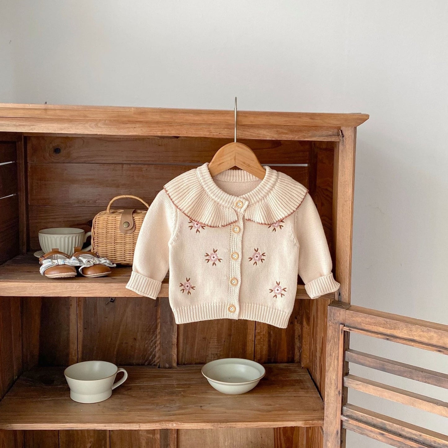 Sienna Floral Cotton Knit Cardigan (3m-3yrs)