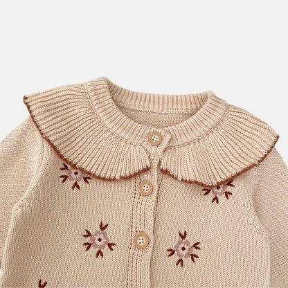 Sienna Floral Cotton Knit Cardigan (3m-3yrs)