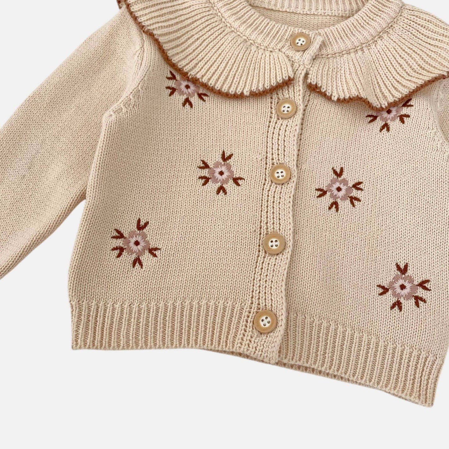 Sienna Floral Cotton Knit Cardigan (3m-3yrs)