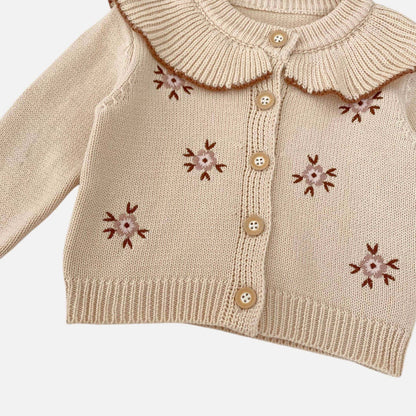 Sienna Floral Cotton Knit Cardigan (3m-3yrs)