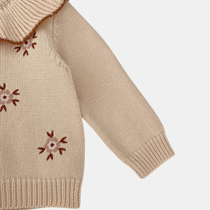 Sienna Floral Cotton Knit Cardigan (3m-3yrs)