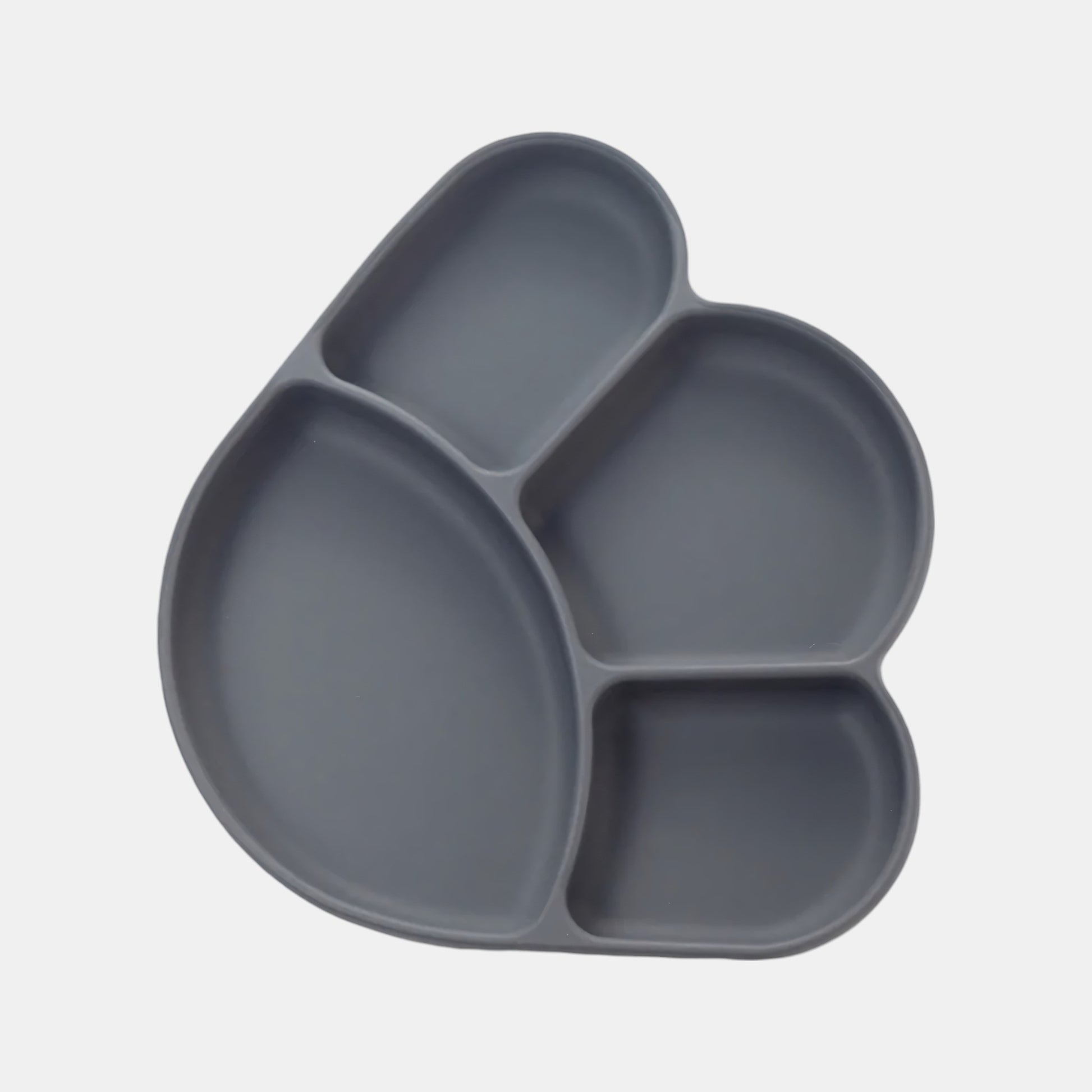 Silicone Paw Suction Plate, Ink - Top View - Bambisserie