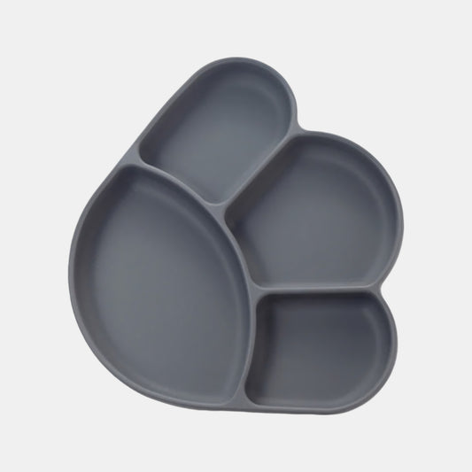 Silicone Paw Suction Plate, Ink - Top View - Bambisserie